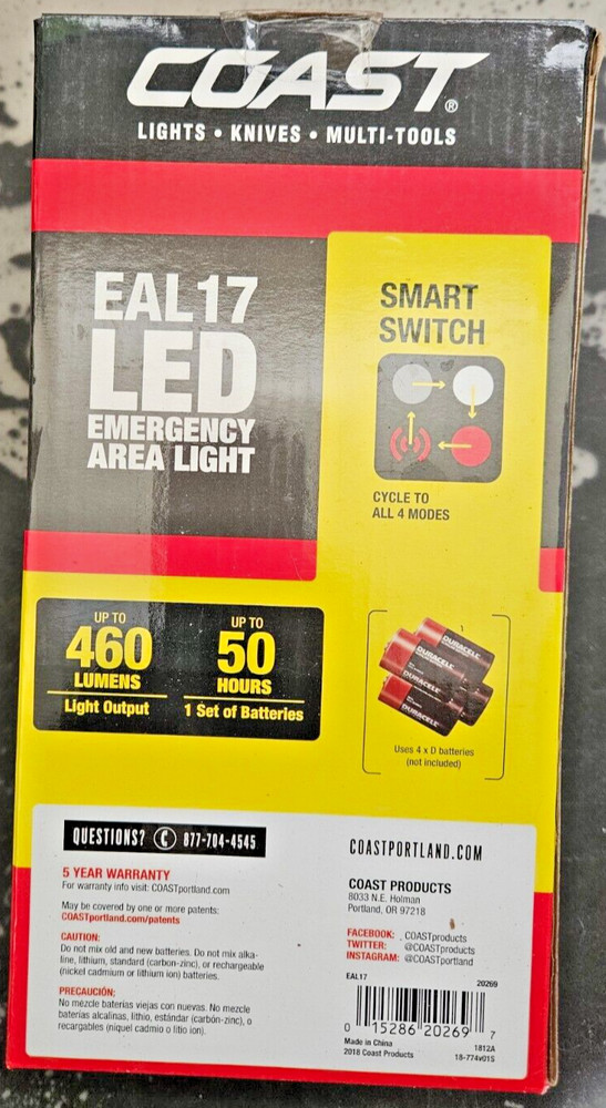 Coast 665 LED Camping Lantern