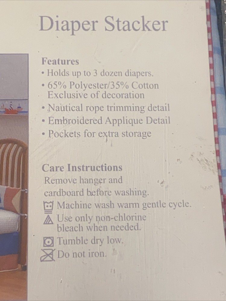 Diaper Sticker Boys Nautical Theme