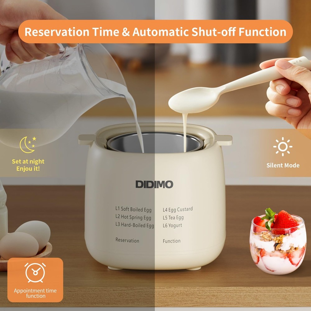 Rapid Egg Cooker, Timable Egg Cooker for Hard Boiled Eggs, Soft Boiled Egg, H...