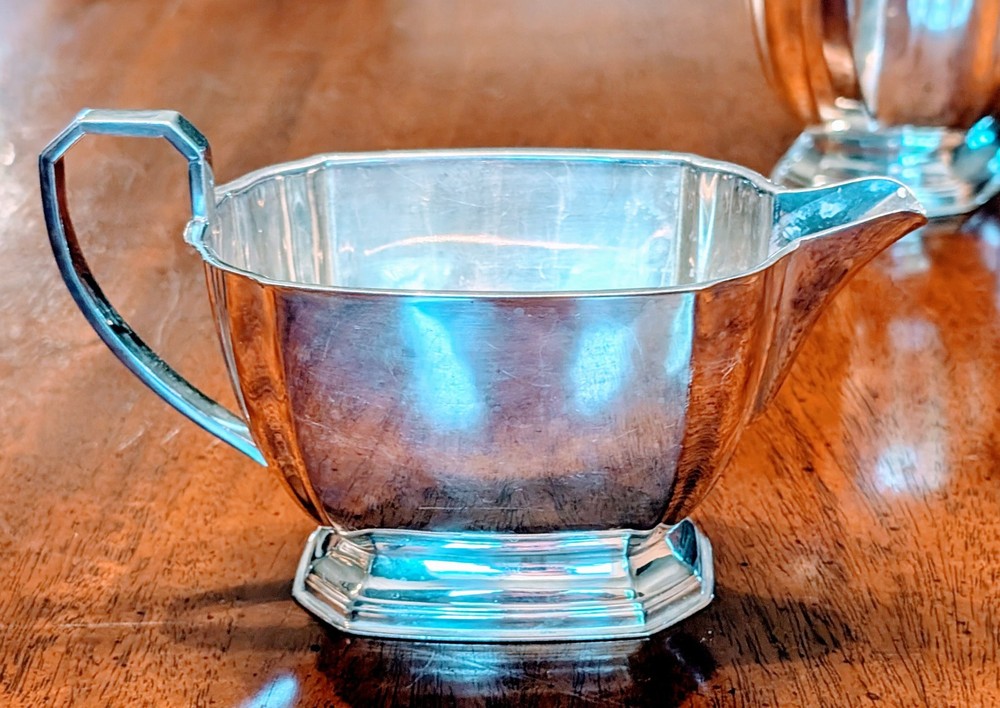 Ellington Silver Plated Sugar & Creamer Set 38080.
