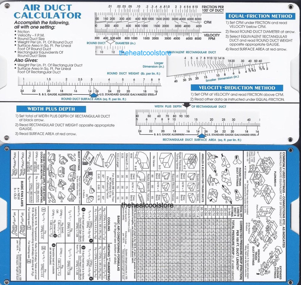 Air Duct Calculator