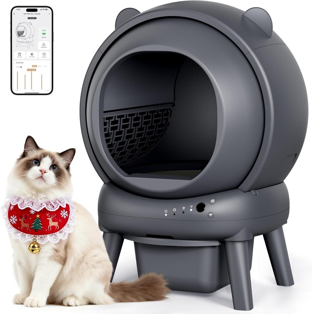 Vivirata Automatic Self-Cleaning Litter Box with App Control