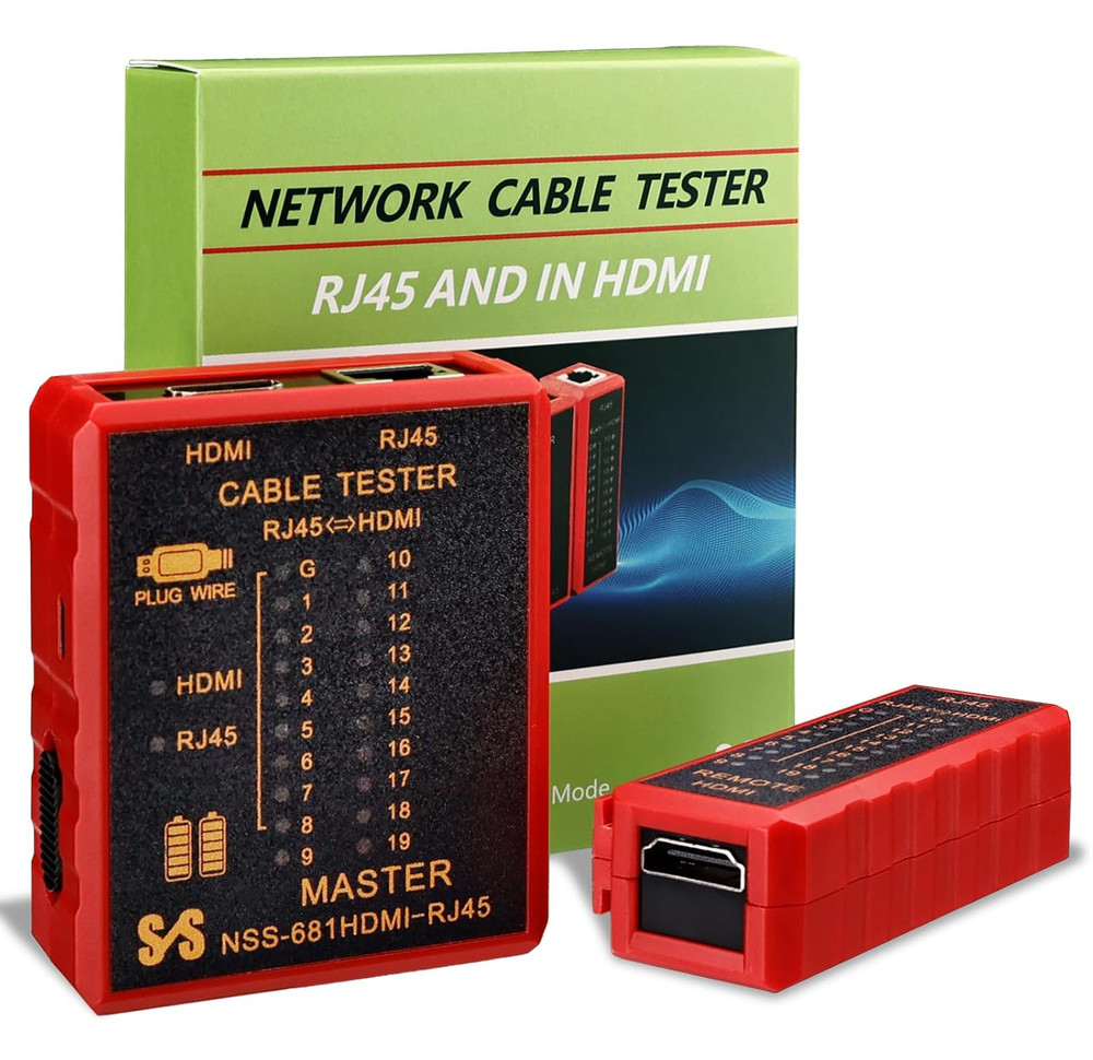 HDMI Cable Tester Portable High Definition Network Cable Tester Checker