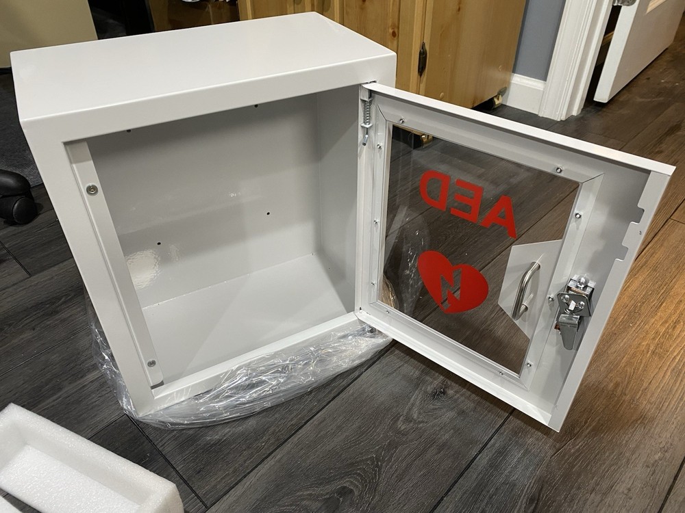 Wall Mount AED Defibrillator Cabinet (Steel)