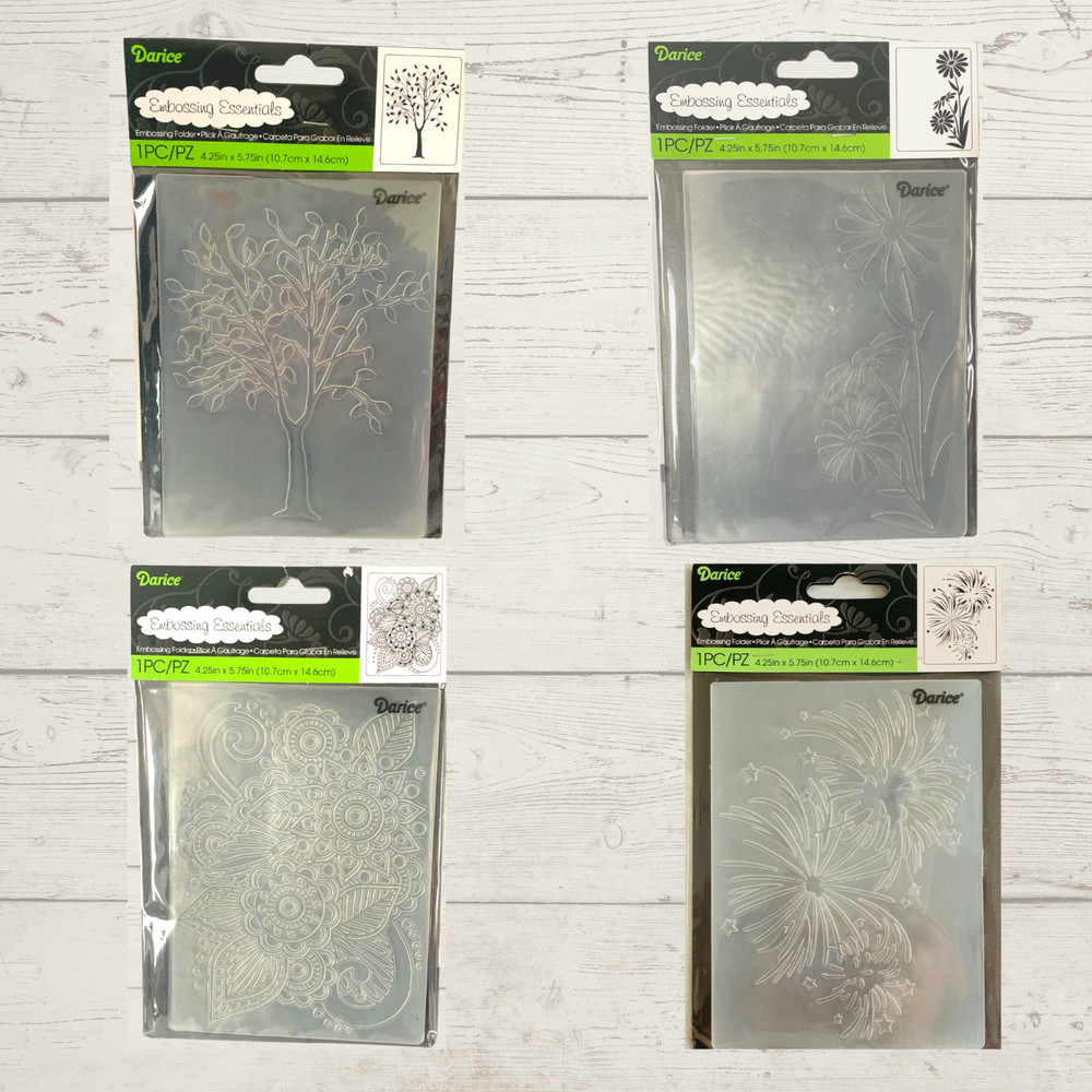 DARICE Embossing Essentials Folder Craft Scrapbooking Variations #O03