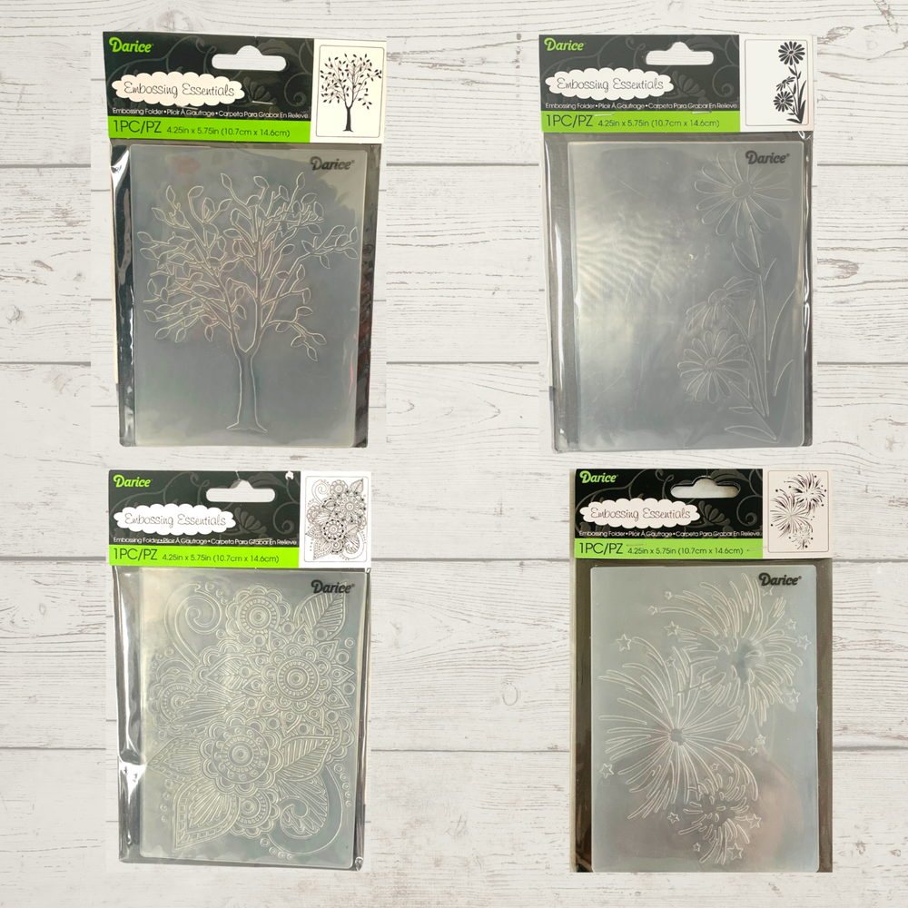 DARICE Embossing Essentials Folder Craft Scrapbooking Variations #O03
