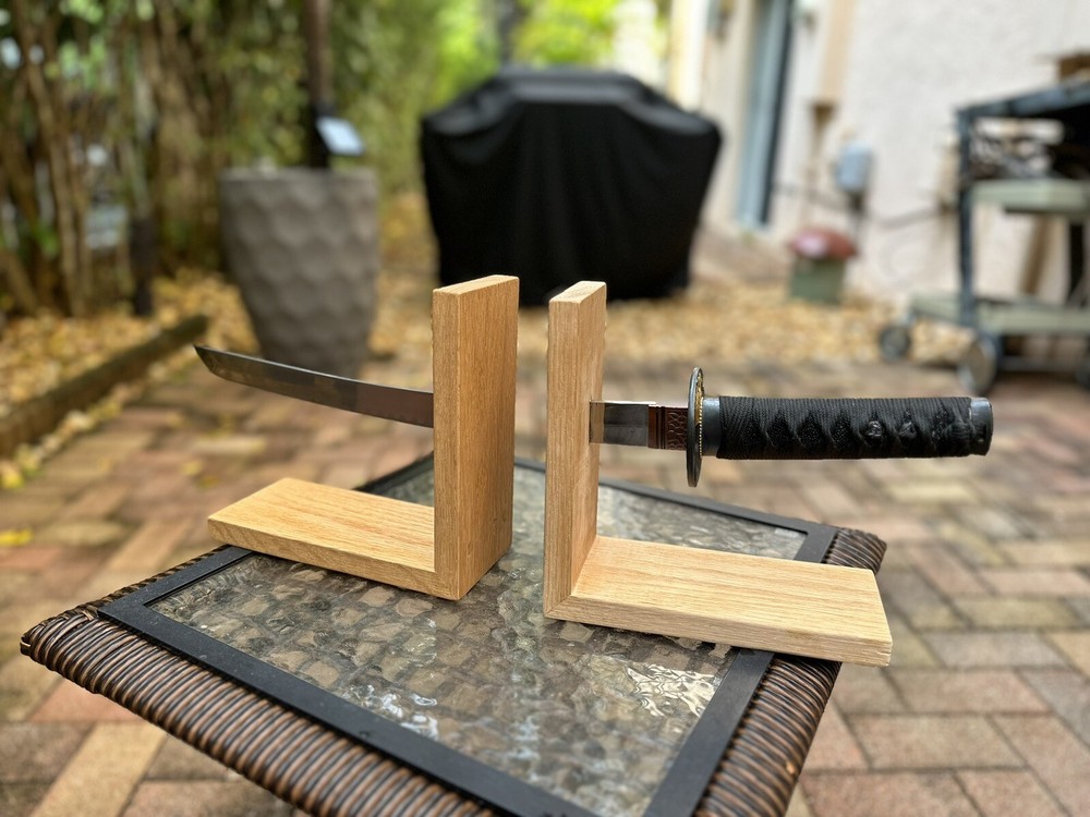 Unique Katana Book Holder Handmade