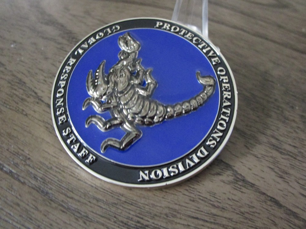 Global Response Staff CIA GRS Protective Operations Challenge Coin