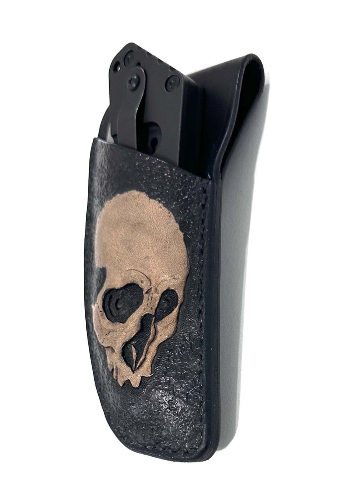 Strider SMF Leather Belt Sheath Handcrafted.