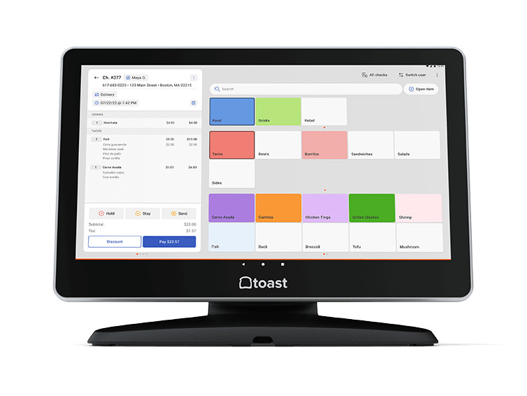 Toast POS System - Color: Black - Never Used - No errors or marks.