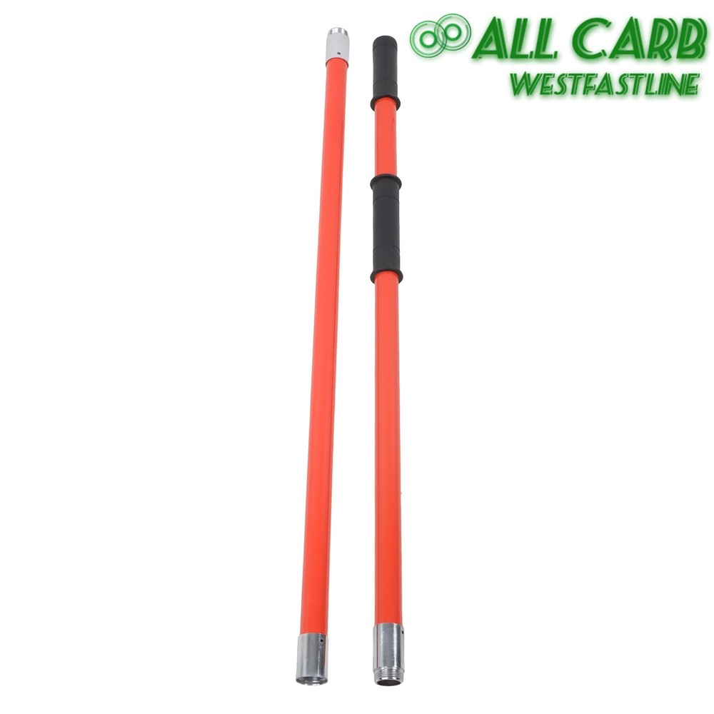 30FT Extendable Tree Trimer & Pole Saw Combo 9 Section Telescoping Orange Pole