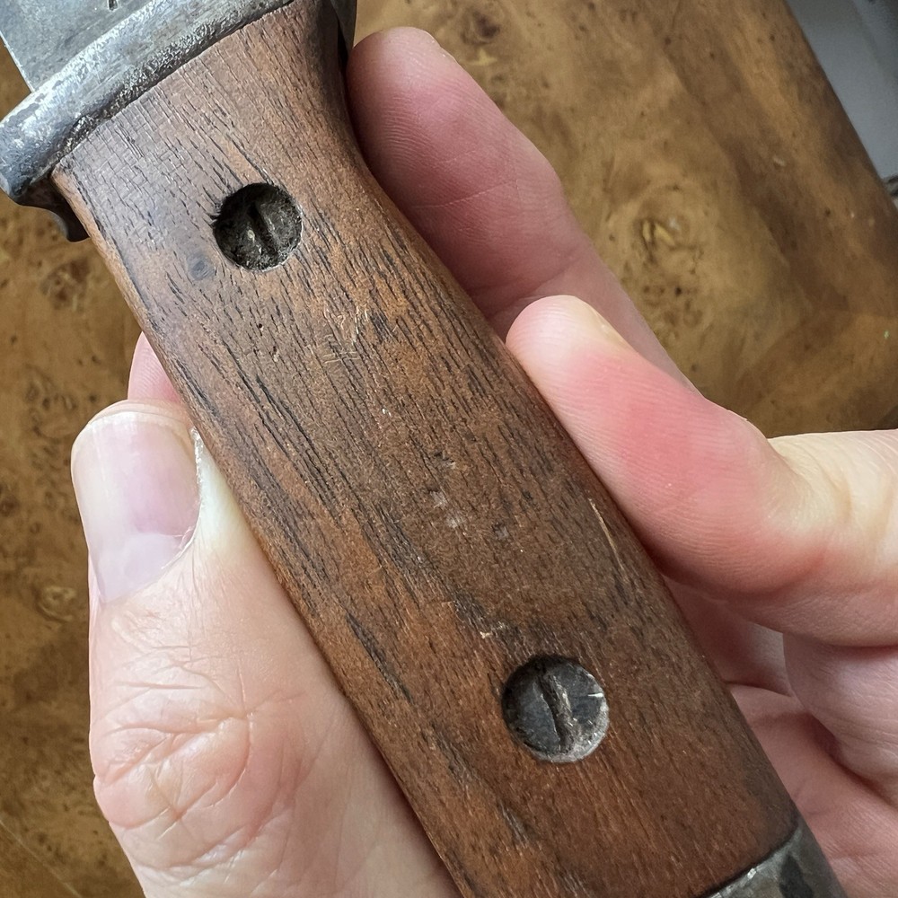 Vintage German WW2 K98 Bayonet 1936 "s" code generation.