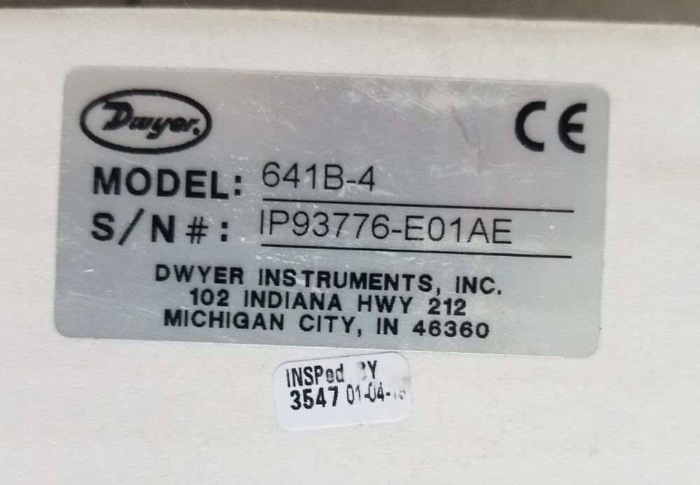 Dwyer 641B-4 Air Velocity Transmitter
