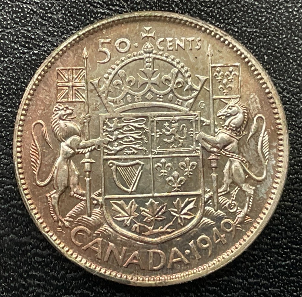 BU 1949 Canadian Half Dollar
