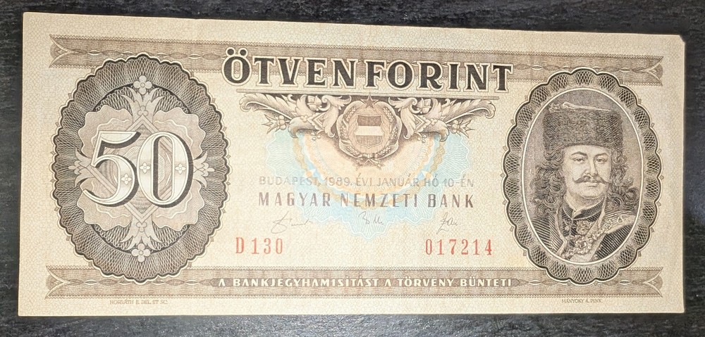 Hungary 50 Forint - 1989