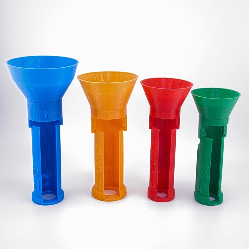 Custom Design Calibrated Fast Counting / Wrapping Tubes +Sorting Tray +200 Wrap