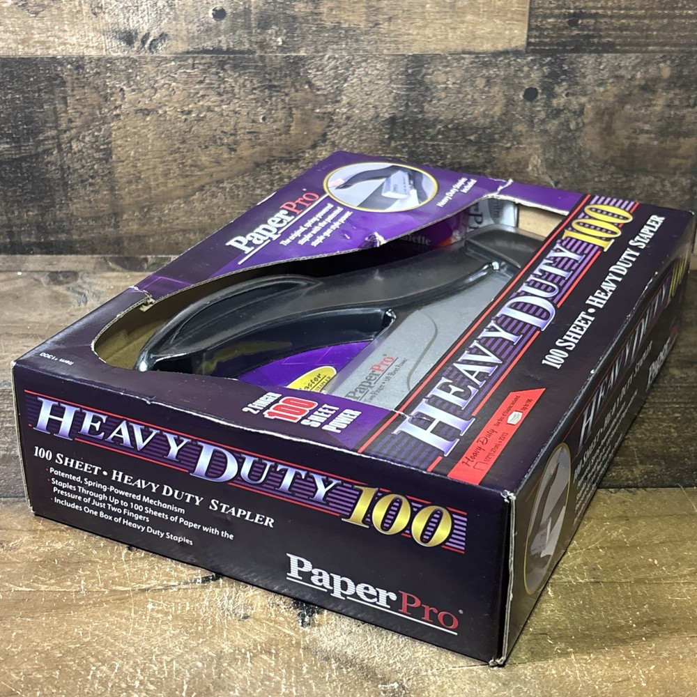 New PaperPro Stackmaster Heavy Duty 100 Sheet Capacity Stapler #1300