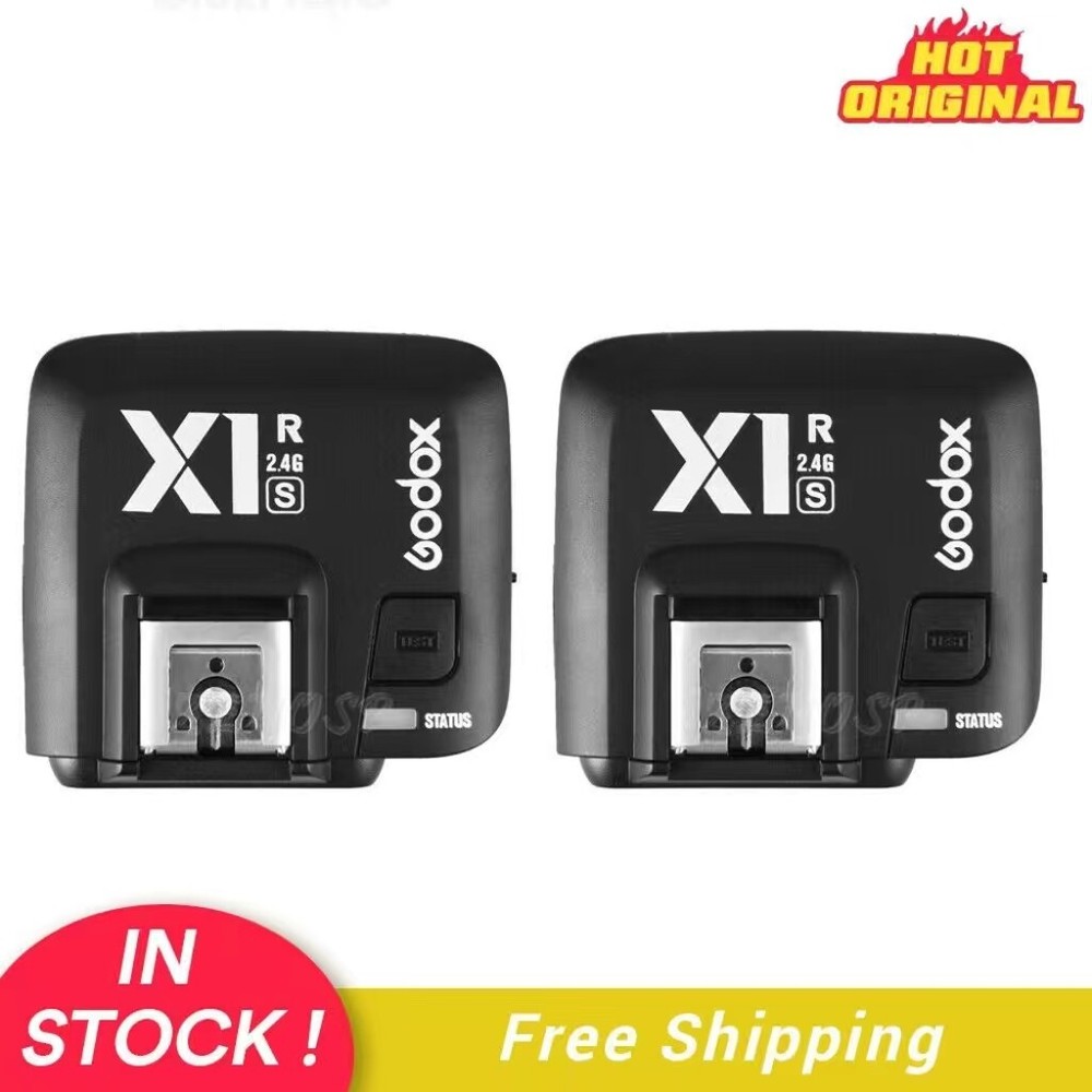 2X Godox X1R-S TTL Camera Studio Flash Speedlite Trigger Receiver For Sony