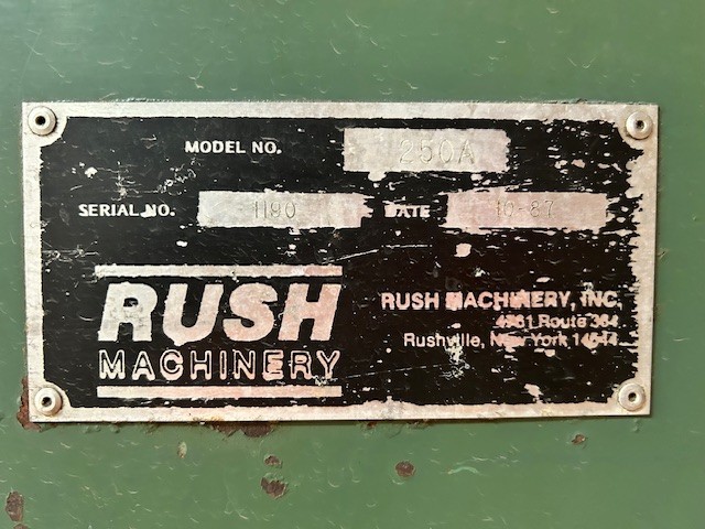 RUSH MODEL 250A DRILL BIT SHARPENER
