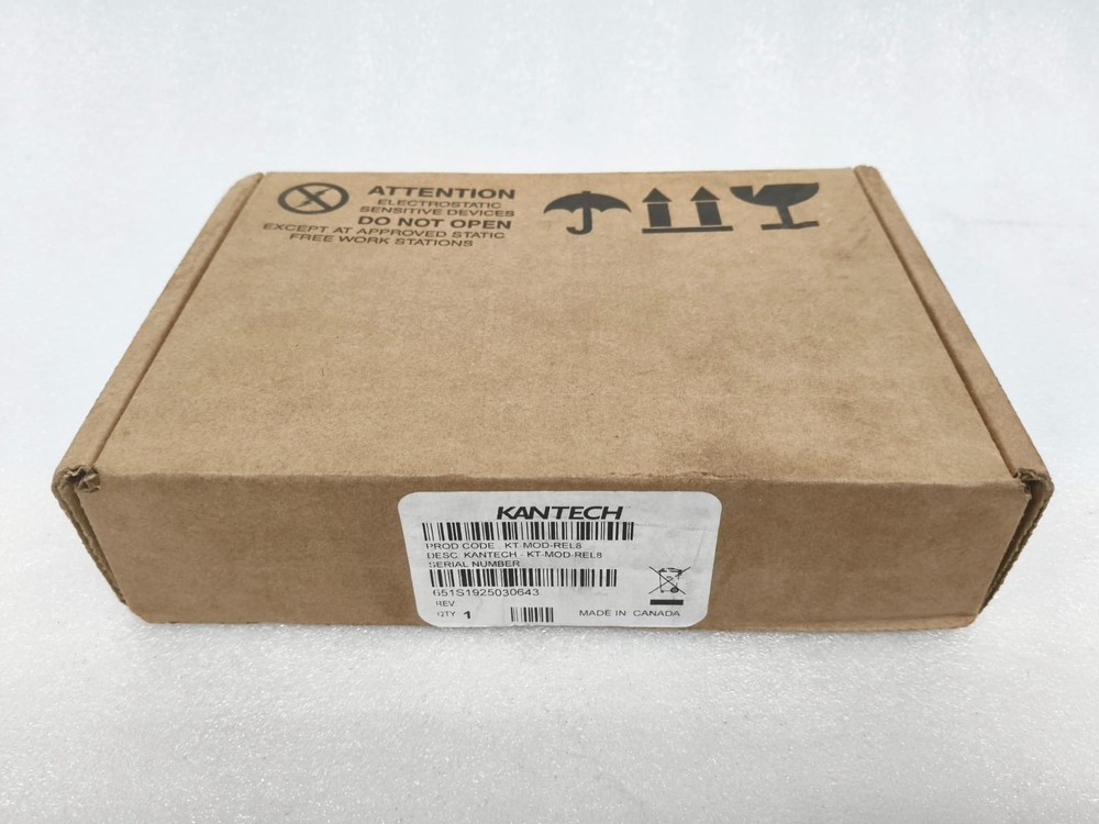 Kantech KT-MOD-REL8 8-Relay Expansion Module Access Control Board New Open Box