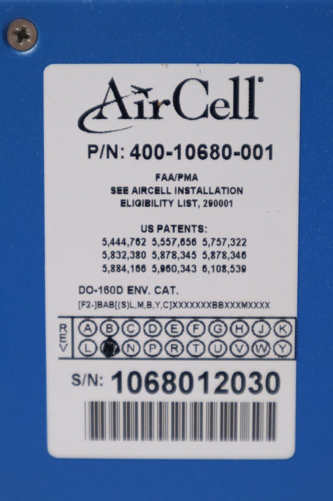 AirCell ST3100 Transceiver 400-10680-001 Removed Working
