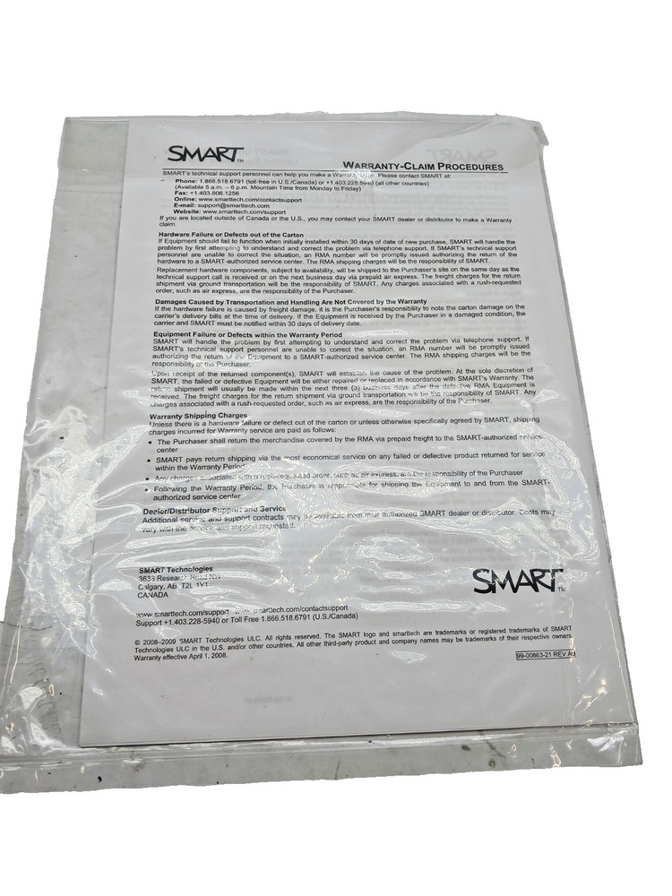 SMART Technologies SDC-330 Document Camera NEW