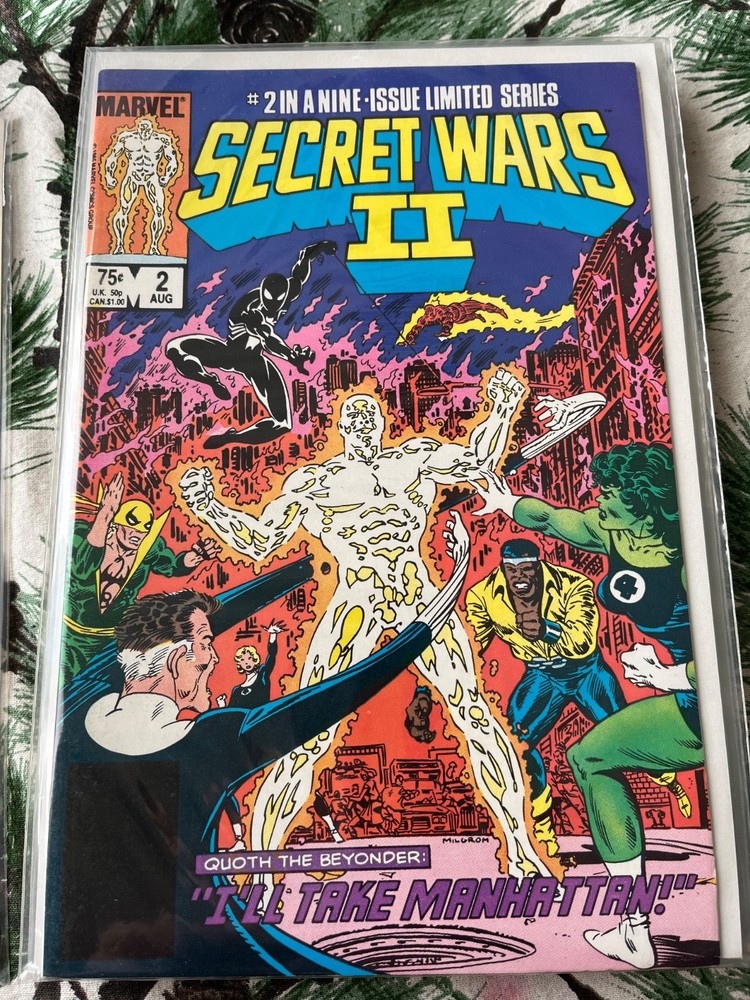 Marvel Comics Secret Wars 2:  2-9 not complete 1985  F-VF