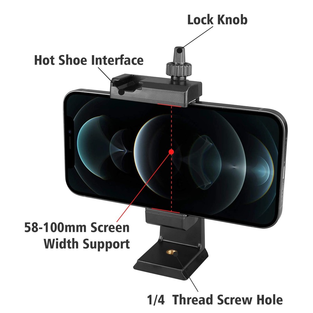 Vlogging Holder, Cell Phone Camera Handle Grip Stabilizer, Ergonomic Phone Vi...