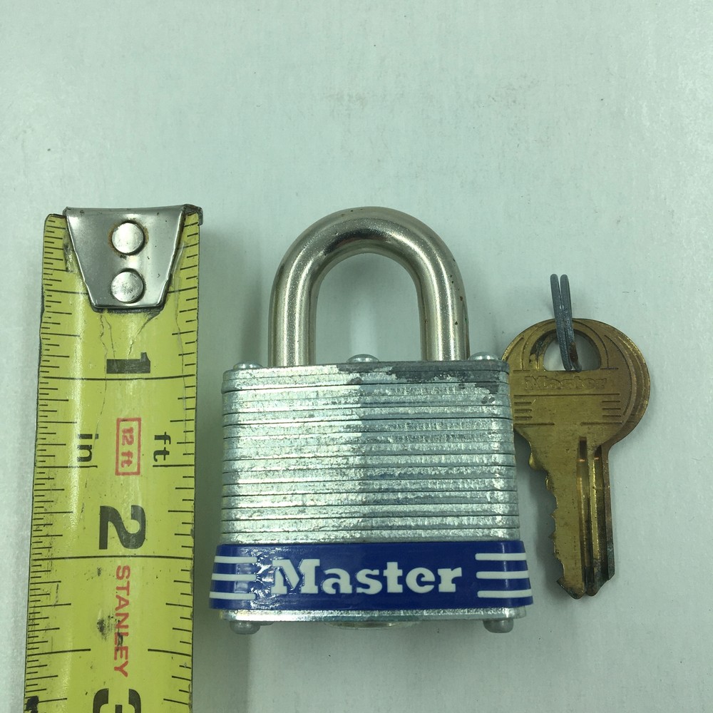 Master Lock #3KA-1220 AST 2-1/2"MAX Secure Padlock by Master Lock Co NIB