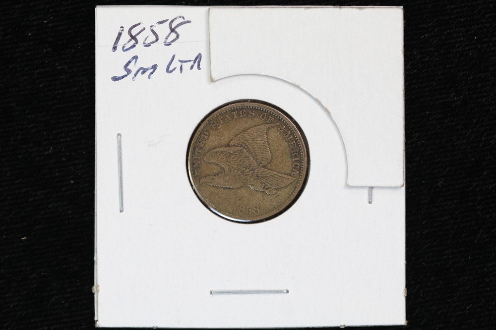 1858 Small Letter Flying Eagle Cent XF 3N7F