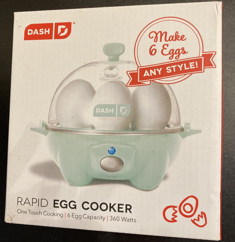 DASH Rapid Egg Cooker 6 Egg Capacity Electric Egg Cooker for Hard Boiled Eggs