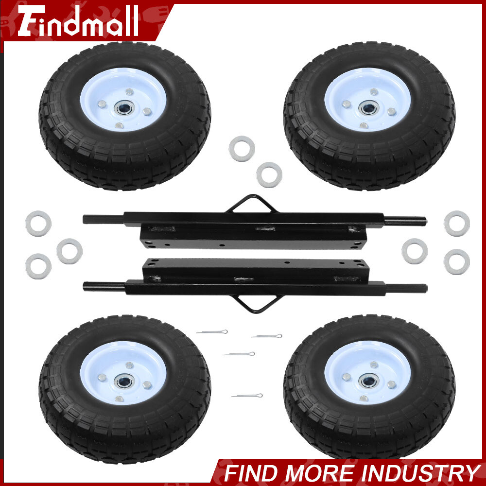 Wheel Kit For Honda Generator EU3000is Solid Never Flat Tires All Terrain