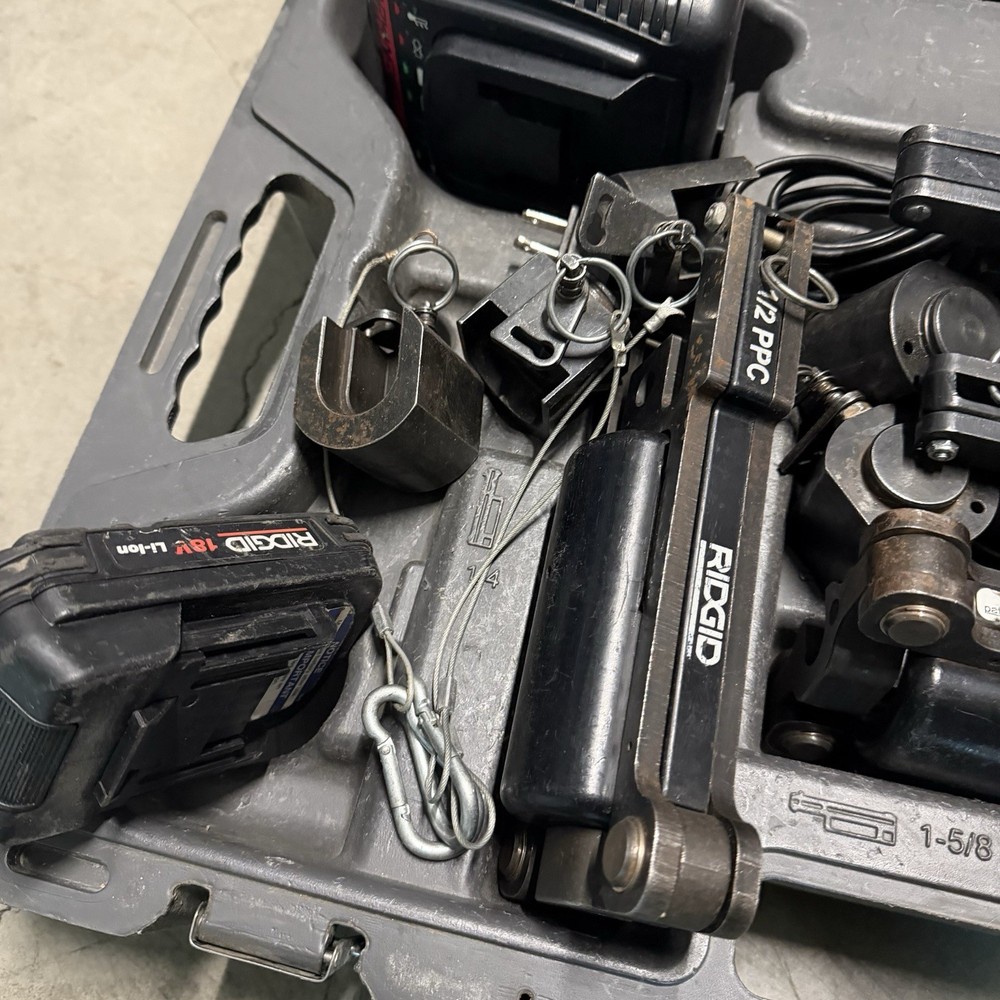 Ridgid compact RP 210 press frame w/ Dies Used