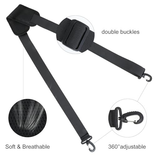 Adjustable Shoulder Strap, 63 Inch Universal Soft Bag Strap Replacement,