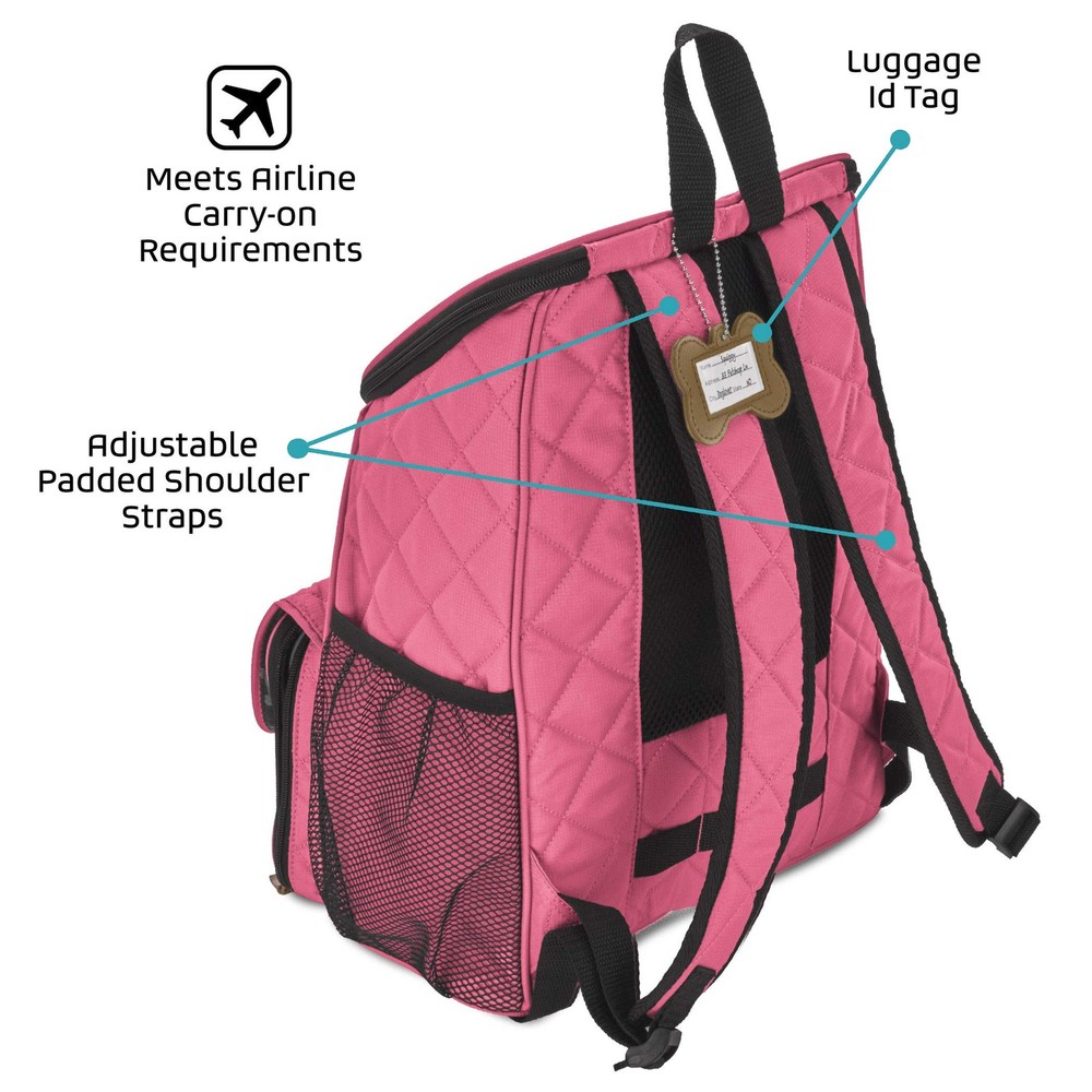 Mobile Dog Gear Unisex Weekender Backpack™ Pink One Size One Size