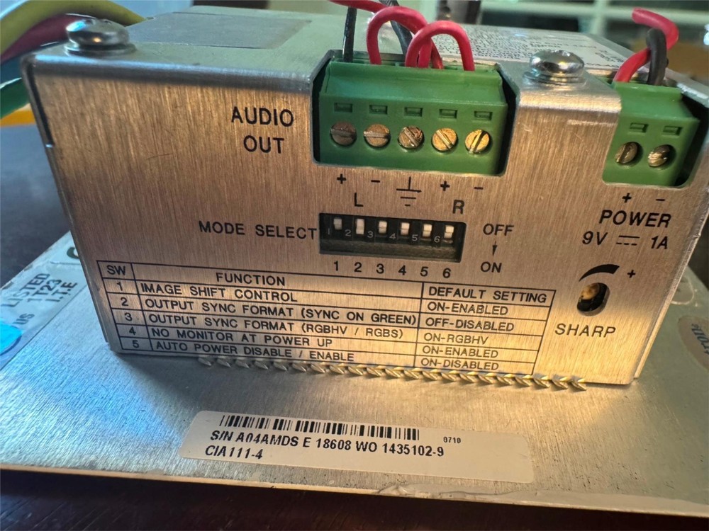 Extron Image Shift VGA and BNC Wall Module