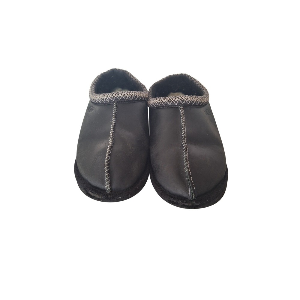 Ugg black leather slip one size 7/40