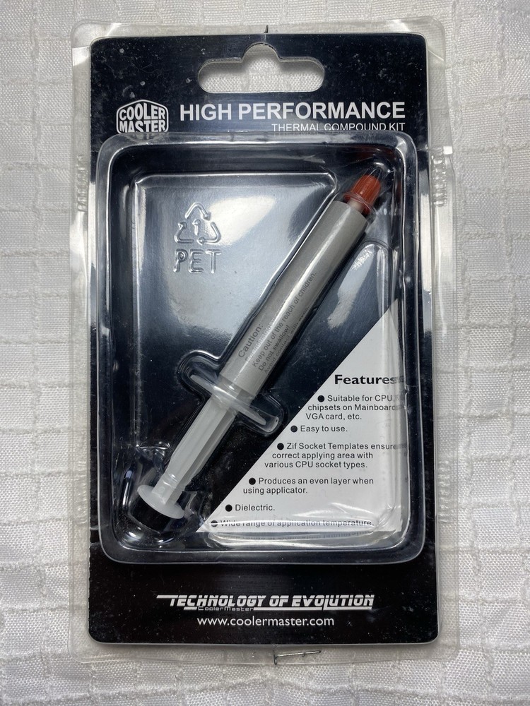 Cooler Master High Performance Thermal Compound Kit Syringe CPU Thermal Paste