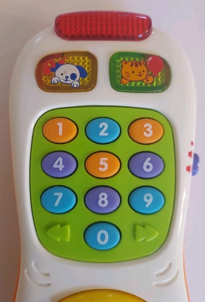 VTech Click and Count Remote White/Orange. Tested And Works