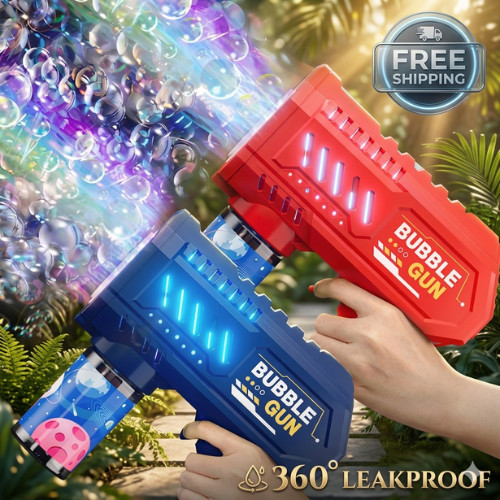 Fully Automatic Bubble Gun Rocket Bubbles Machine Automatic Blower with Bubble