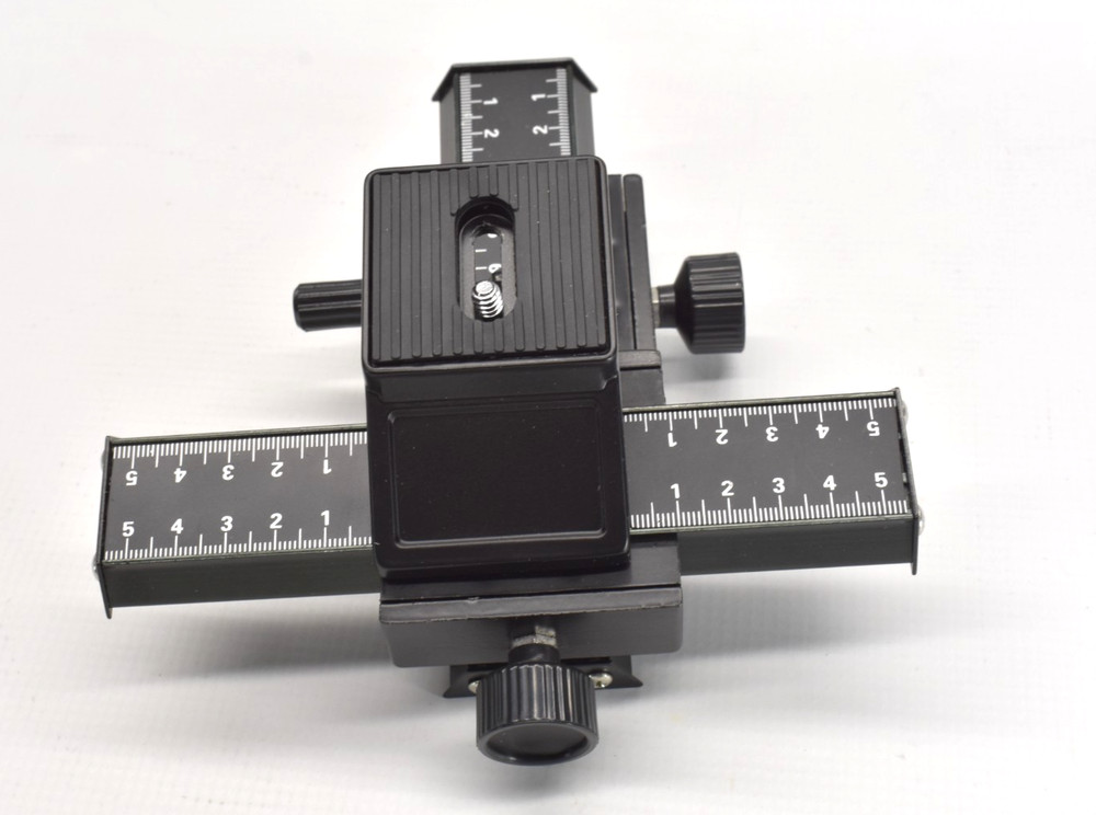 Camera Marco Fine Adjustable Holder Base for Tripod Mount