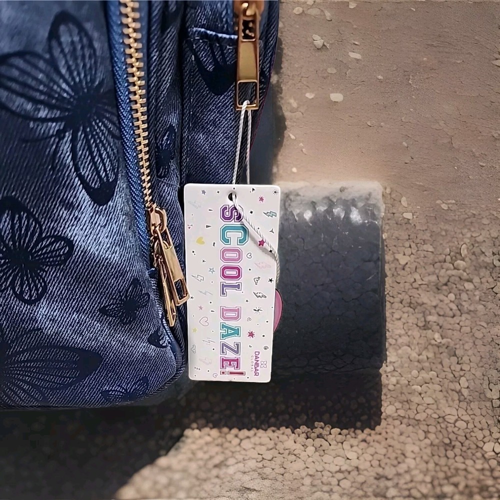 *Danbar Global Scool Daze Butterfly Backpack Mint NWT