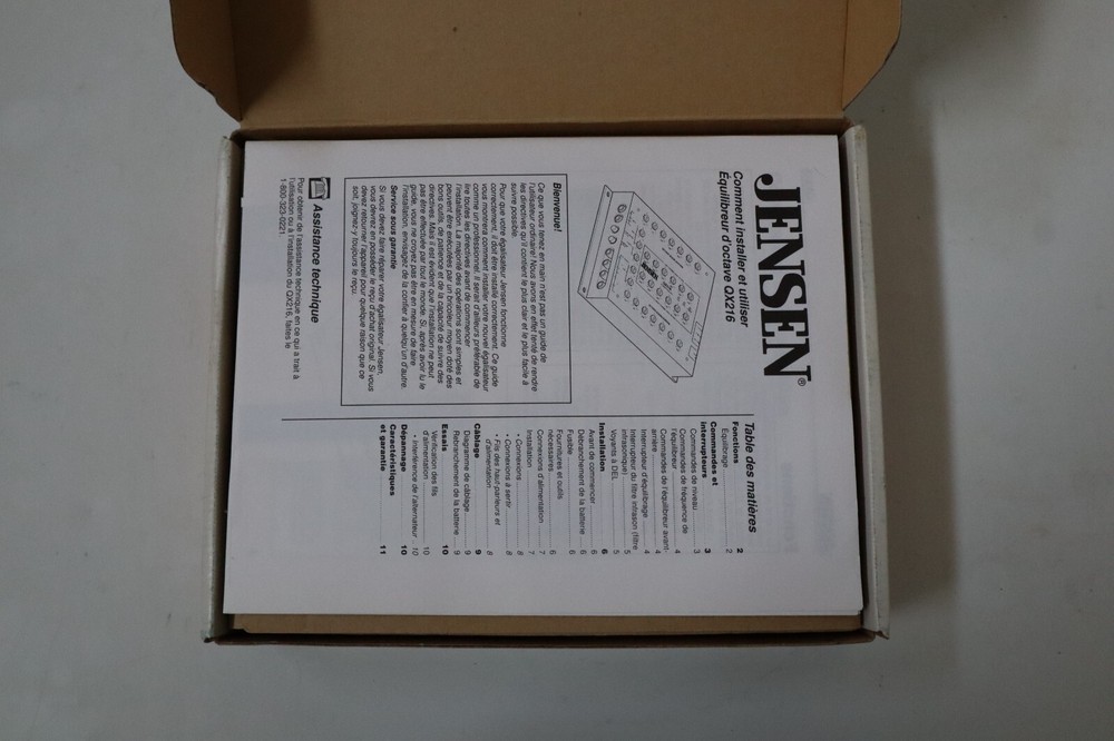 Jensen QX216 Equalizer 26 Band