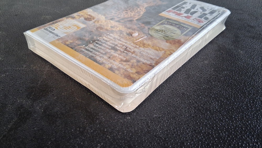 Fast Back Plus Back Software 5th Generation Systems MS-DOS PC Computer Program