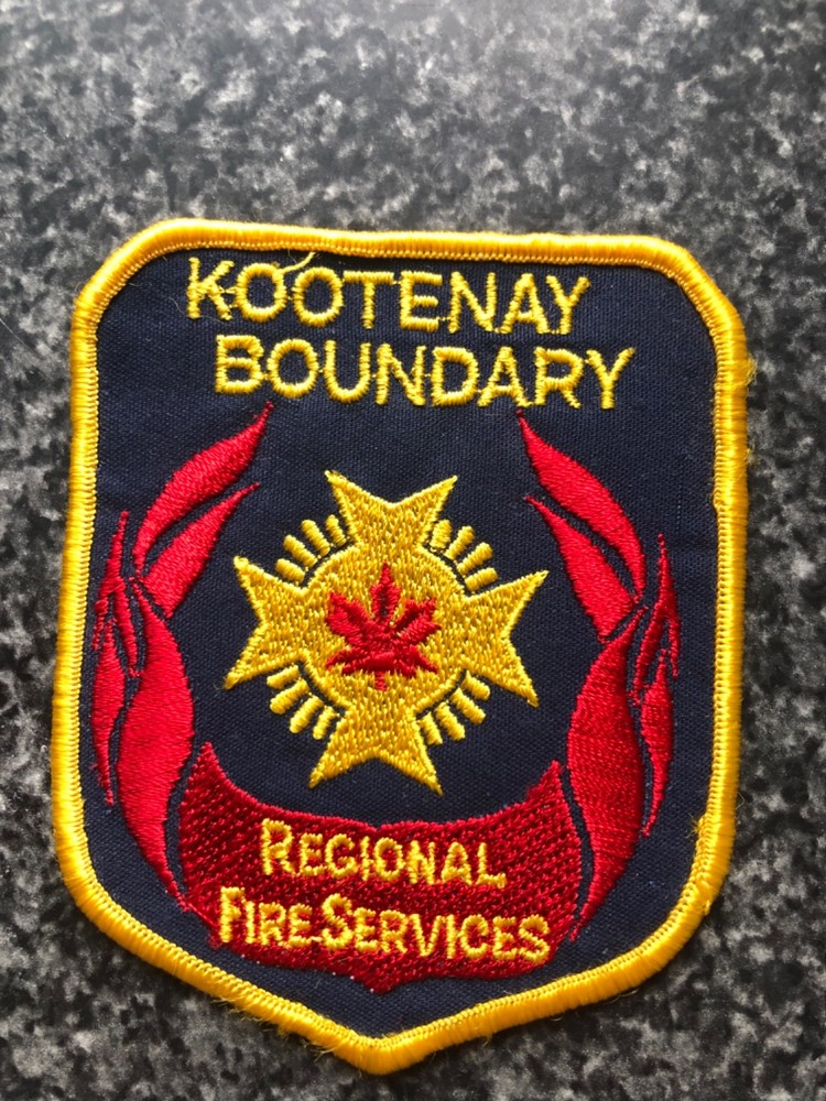 Fire Department Patch - Kootenay Boundary Regional Fire Service
