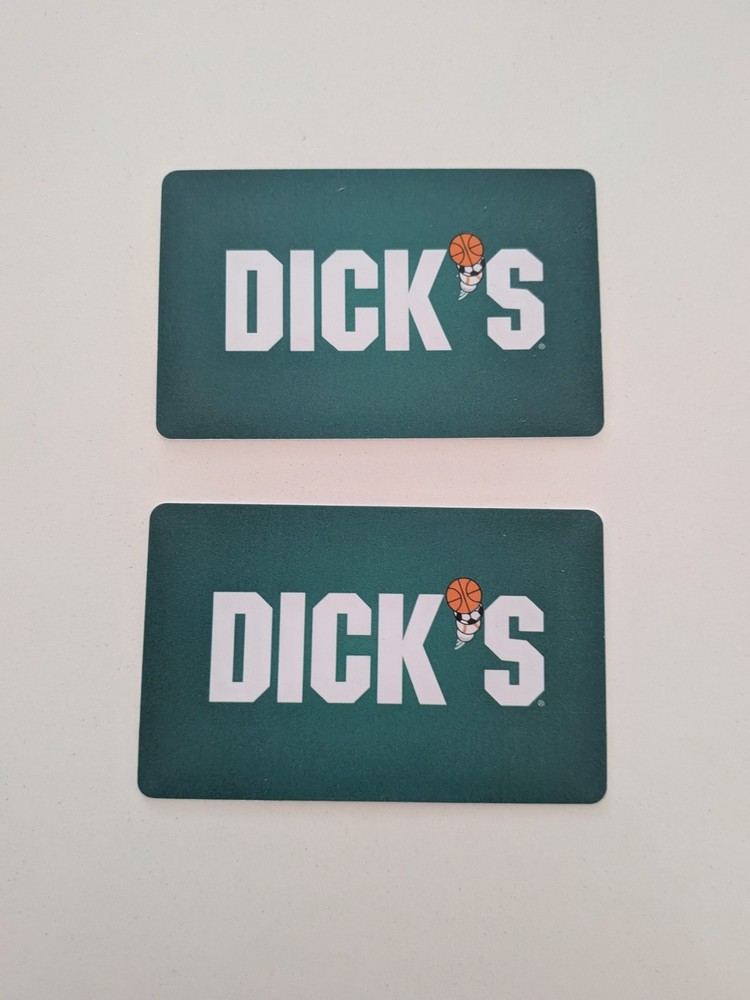 LOT OF 2 DICK'S SPORTING GOODS TOTAL $70. CHANGE