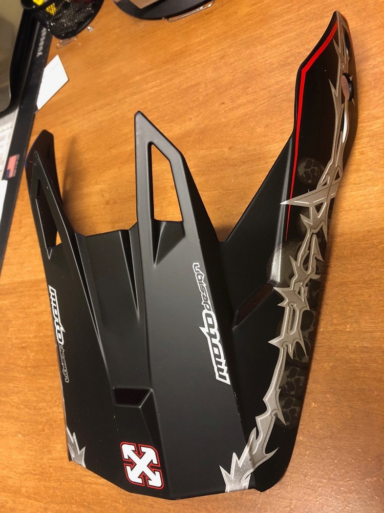 Sparx D-07 Skullz Black Replacement Helmet Visor
