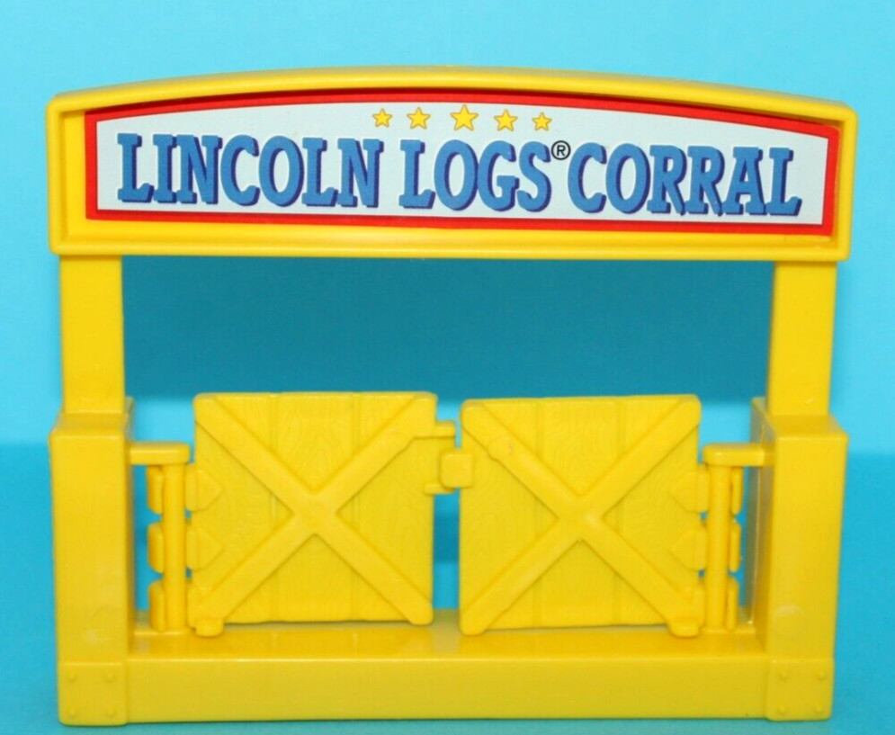Lincoln Logs Western Corral Yellow Entry Gate