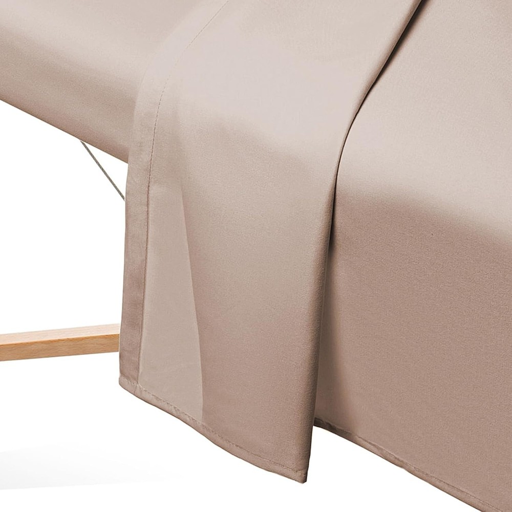 Durable Microfiber Massage Bed Cover Set - Fitted and Flat Sheets with Cradle