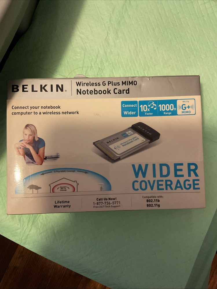 Bellingham Wireless G Plus Mimi Notebook Card